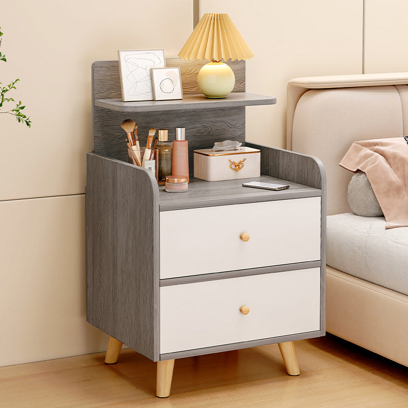 Simple Modern Small Bedside Storage Cabinet Rack