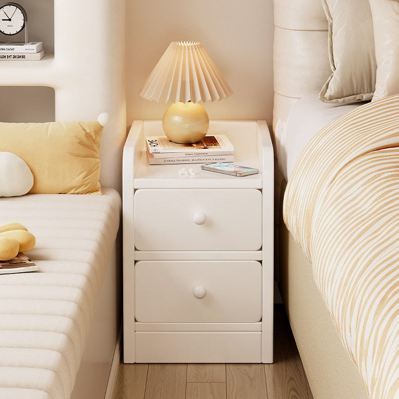 Ultra Narrow Modern Bedside Storage Cabinet
