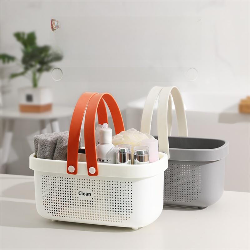 Portable Plastic Bath Basket for Bathroom & Bathhouse Use