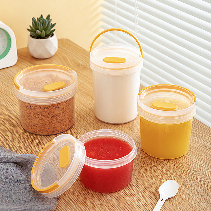 Portable Sealed Oatmeal & Baby Food Storage Jar Cup