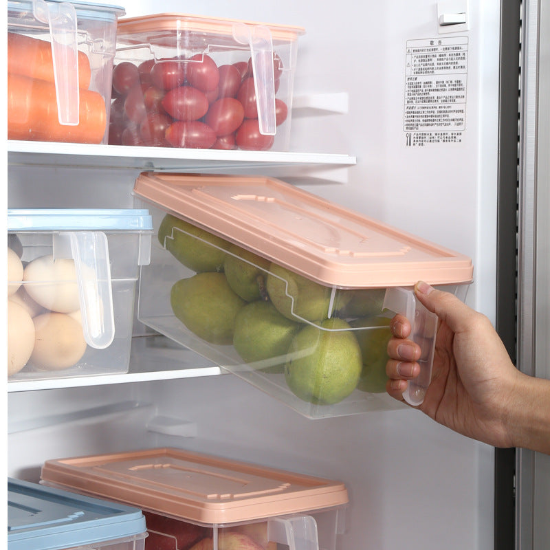 Sealed Transparent Egg & Vegetable Storage Box with Lid