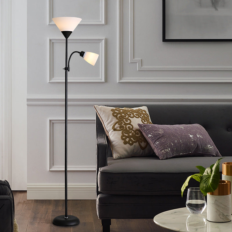 Double-Headed LED Floor Lamp Modern Minimalist Living Room