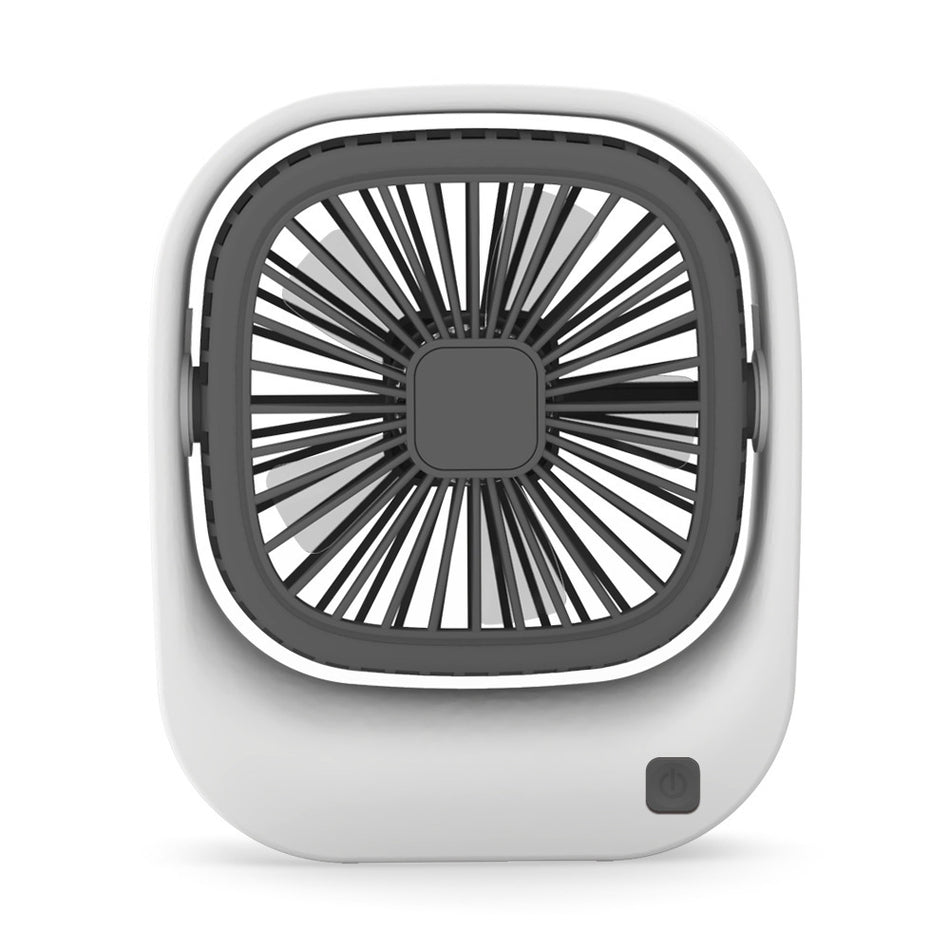 Cute Desktop Mini Fan with USB Charging & Silent Strong Wind Performance
