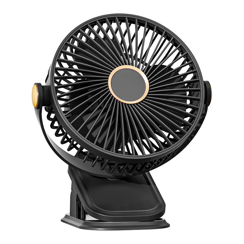 Clip-On Mini Desktop Fan with Strong Airflow Performance