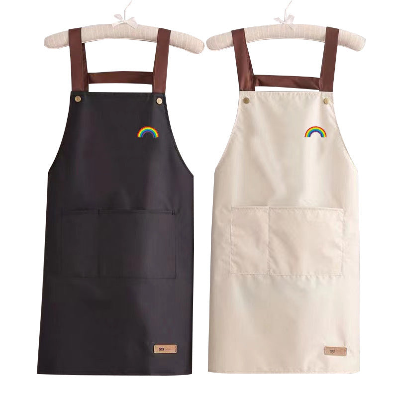 Waterproof PVC Kitchen Apron Custom Printed Oil-Proof Waist Apron