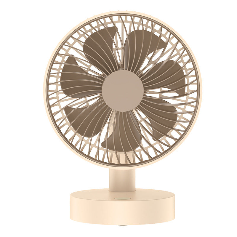 Rechargeable USB Desktop Fan with Oscillation, Long Battery Life Table Fan