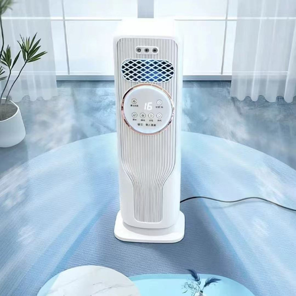 Dual Purpose Air Conditioning Fan Remote Touch Screen Humidifier