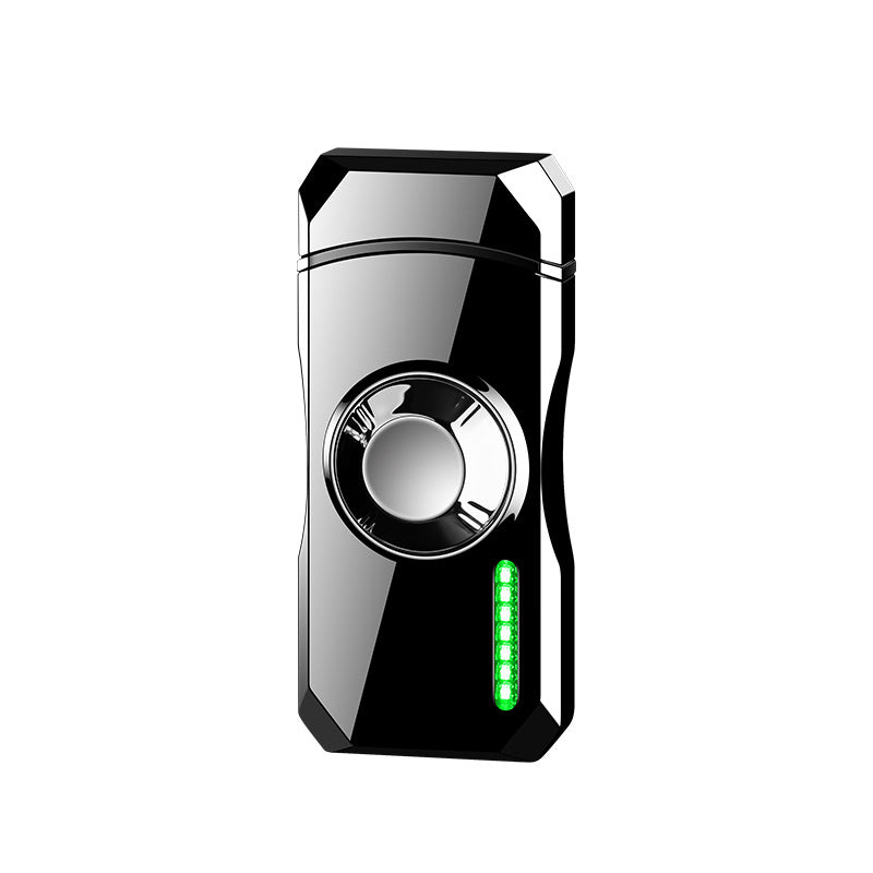 Smart Voice-Activated Fingertip Gyro Spinning Windproof Rechargeable Lighter
