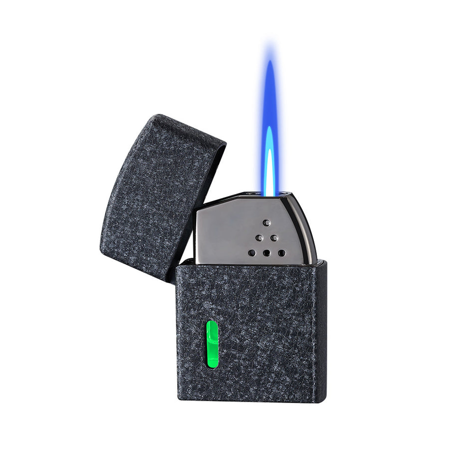 Voice-Activated Smart Sensor Inflatable Windproof Lighter Black Tech