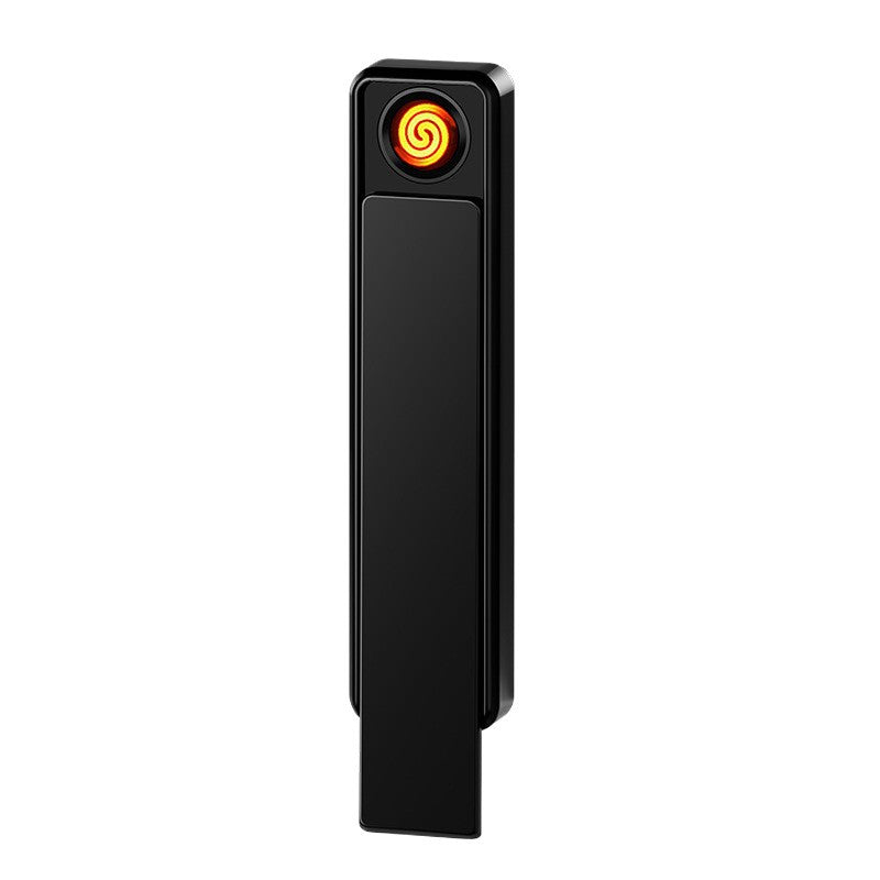 Portable USB Rechargeable Silent Electric Cigarette Lighter with Laser Engraving