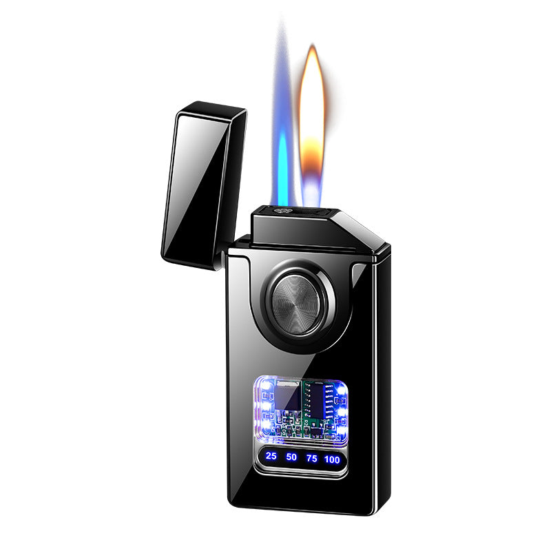 Voice-Control Smart Rechargeable Dual Flame Windproof High-Tech Lighter