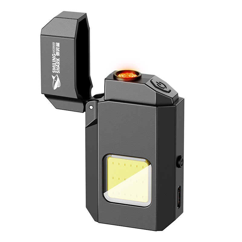 Creative Rechargeable Windproof Silent Electronic Lighter Portable Stylish
