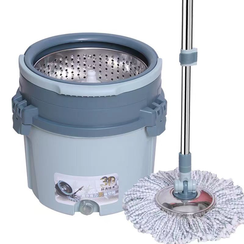 Single Bucket Spin Mop Hands-Free Lazy Cleaning System