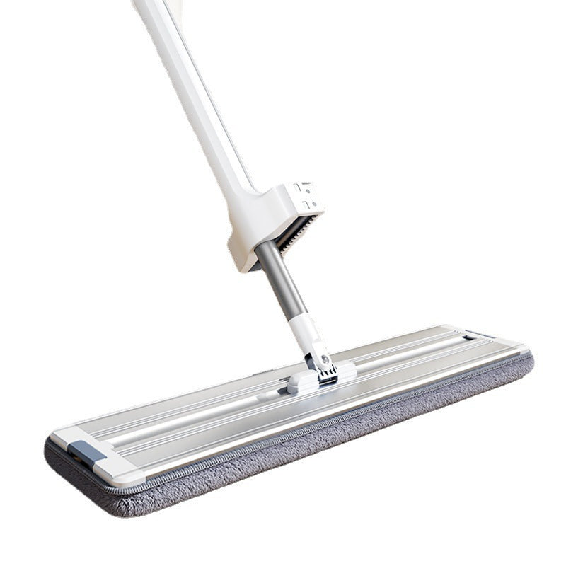 Aluminum Alloy Flat Mop Hands-Free Wet Dry Wood Floor Cleaner