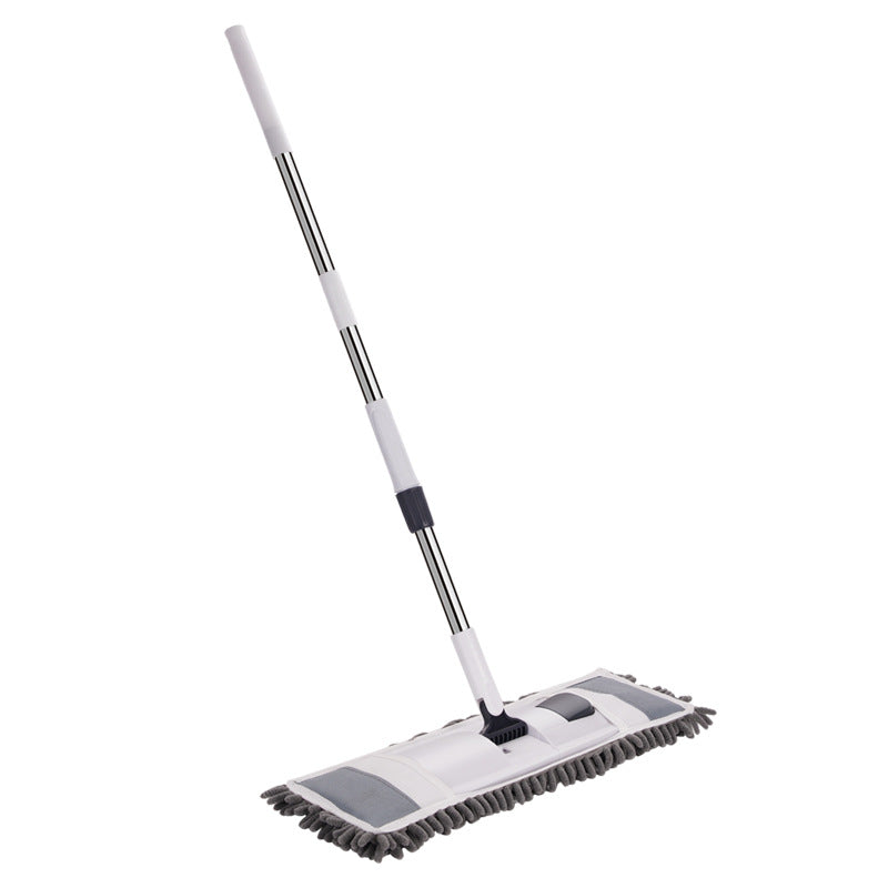 Chenille Flat Floor Mop for Tile & Wood Wet Dry Cleaning