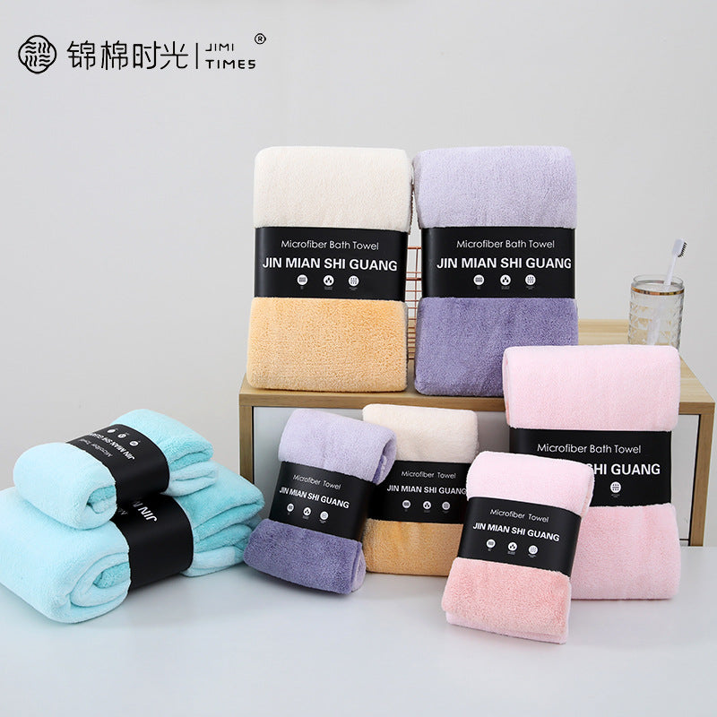 Thickened Coral Velvet Face Towel for Travel