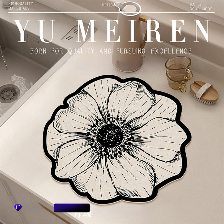 Super Soft Absorbent Drying Mat Foldable Quick-Dry Table Pad
