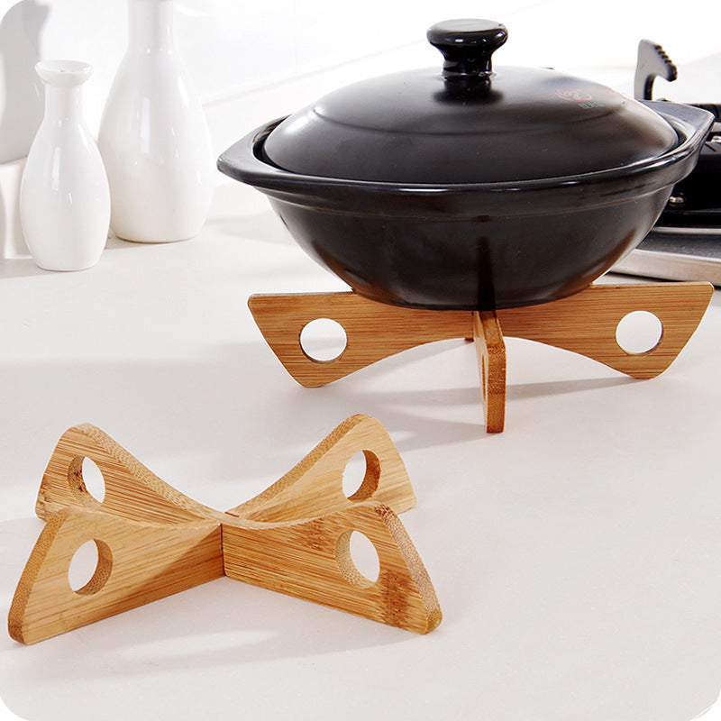 Chinese-Style Natural Bamboo Heat-Resistant Kitchen Counter Mat  Description: