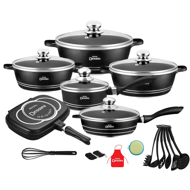 Premium Aluminum Non-Stick Die-Cast Cooking Set