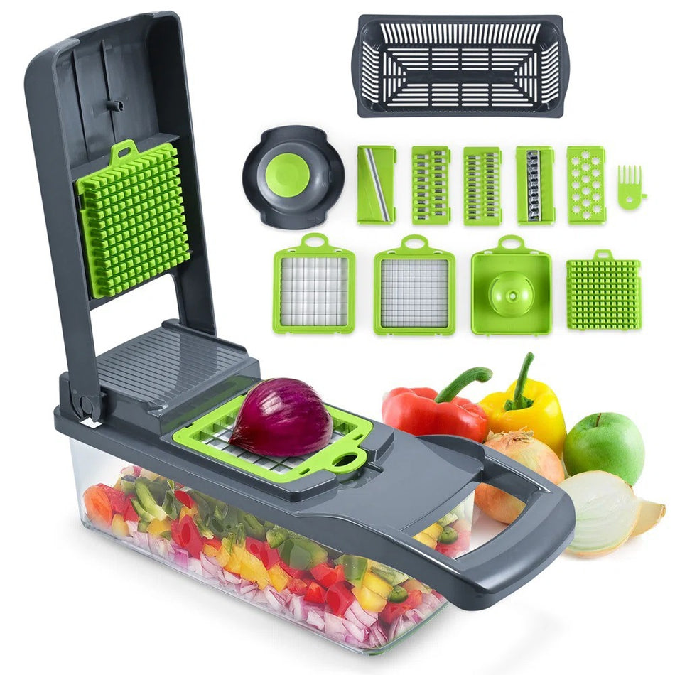Premium 16-in-1 Vegetable Chopper and Veggie Cutter
