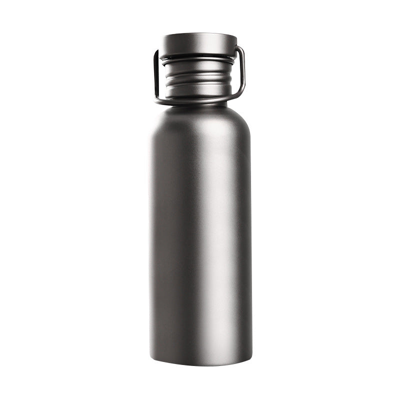 Premium Pure Titanium Single-Layer Outdoor Sports Water Bottle and Camping Cup
