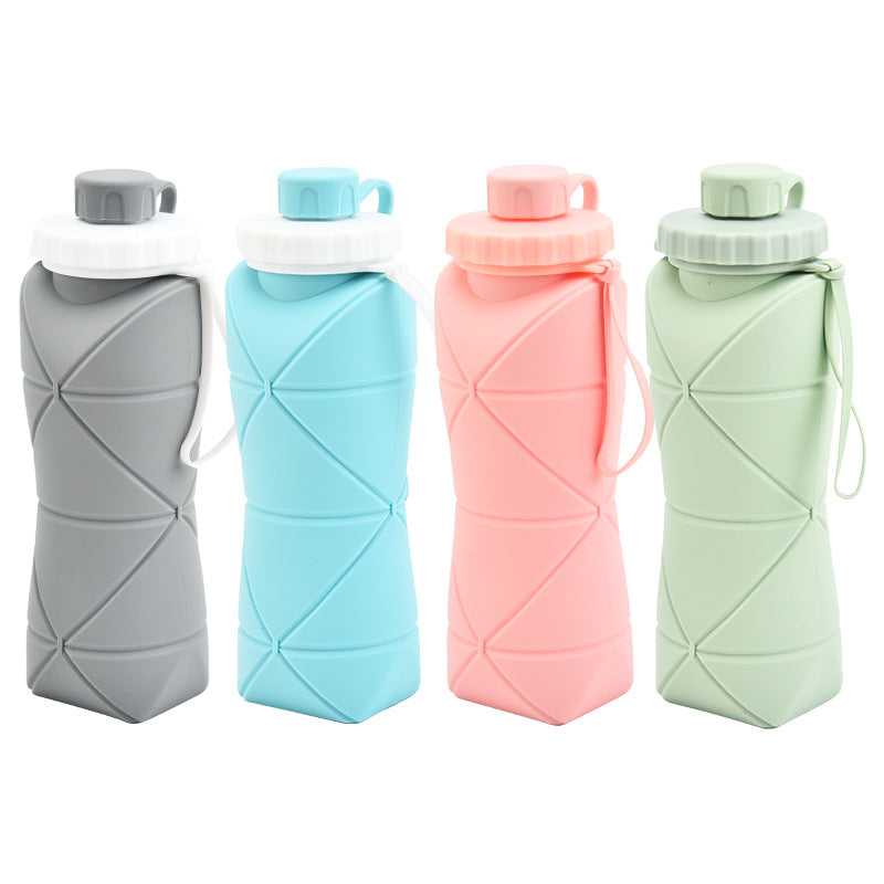 Premium Creative Large-Capacity Foldable Silicone Outdoor Sports Water Bottle