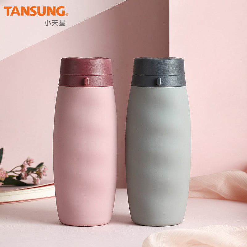 Premium 600ml Portable High-Temperature Resistant Foldable Silicone Sports Bottle