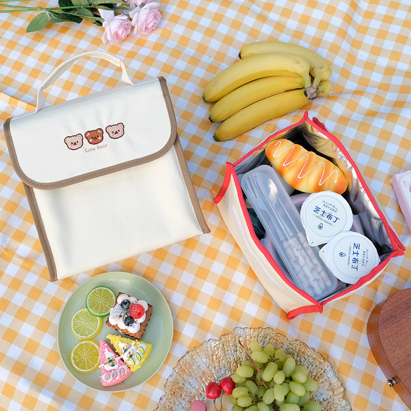 Premium Insulated Instagram-Style High-Value Large-Capacity Portable Lunch Box Bag