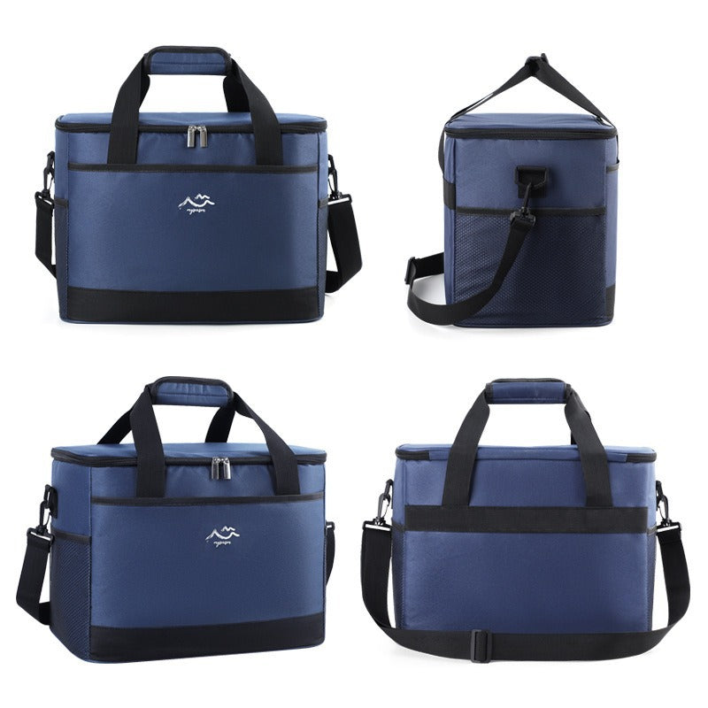 Premium Cross-Border Large-Capacity Square Lunch Bag & Thickened Oxford Cloth Thermal Meal Tote