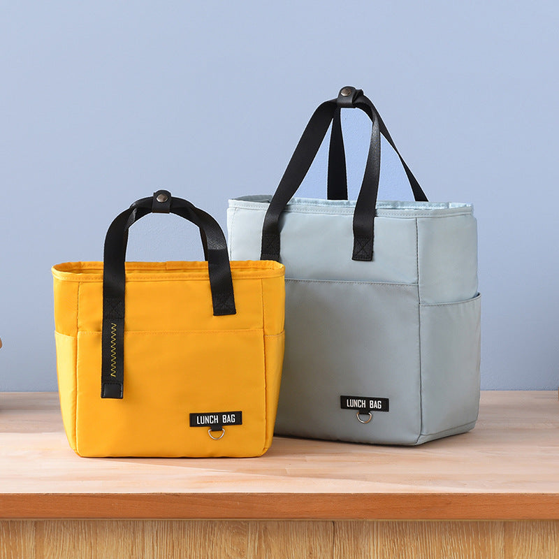 Premium PEVA Insulated Simple Fashion Lunch Bag & Portable Wholesale Travel Picnic Tote