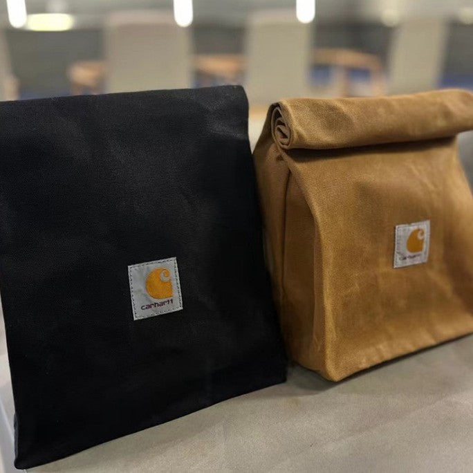 Premium Carhartt-Style Canvas Portable Storage Bag & Heavy-Duty Insulated Lunch Bag