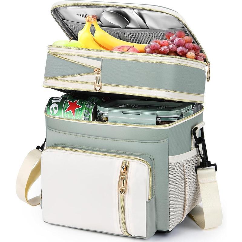Premium Large Insulated Lunch Box Bag & Portable Meal Tote for Men and Women