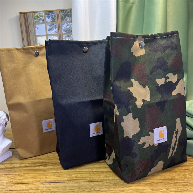 Premium Carhartt-Style Canvas Portable Storage Bag & Heavy-Duty Insulated Lunch Bag