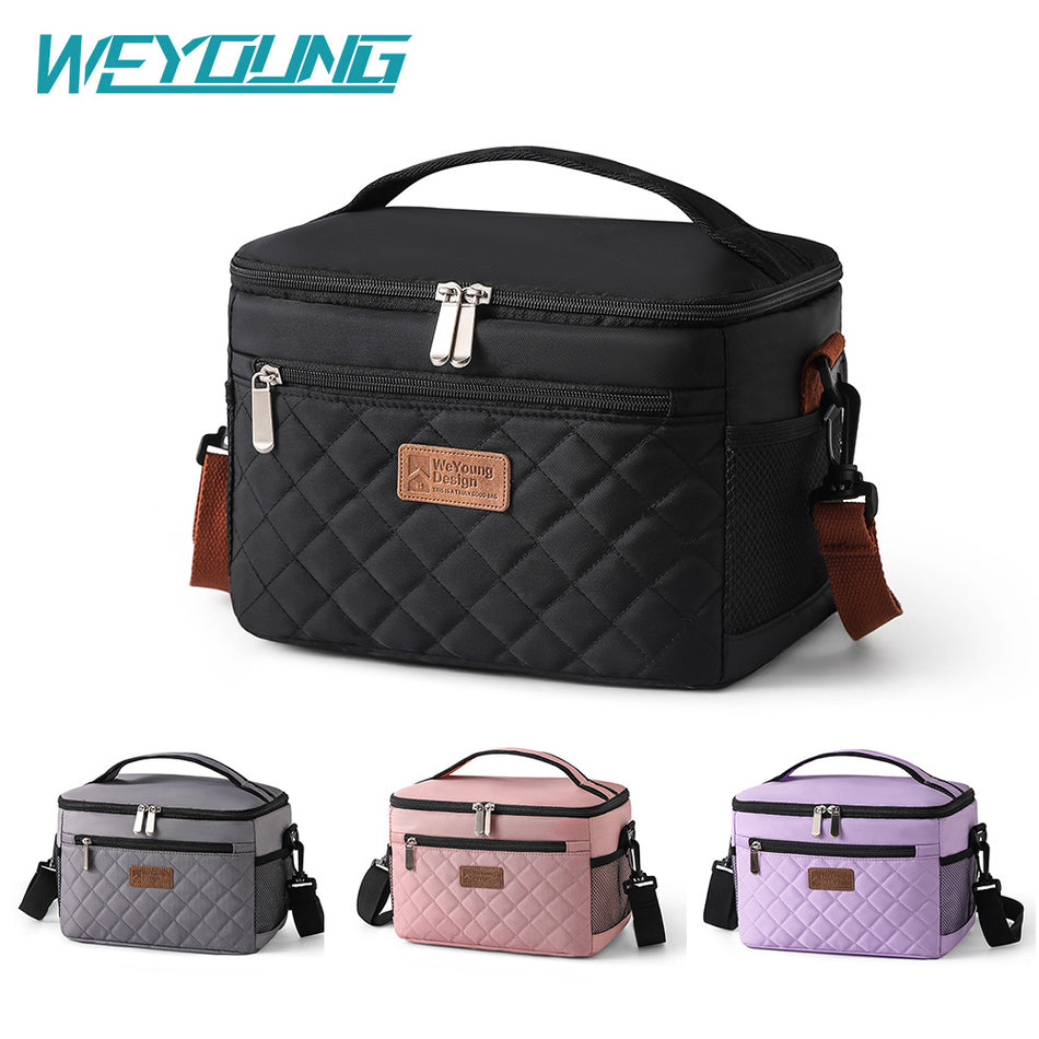 Premium Amazon's New Square Insulated Bag & Thickened PEVA Stain-Resistant Cross-Border Lunch Tote