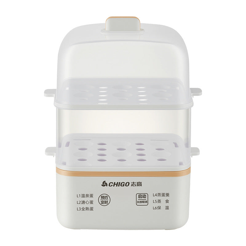 Premium New Multi-Functional Household Egg Steamer & Smart Anti-Dry Burning Mini Breakfast Egg Boiler