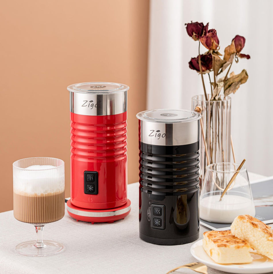 Zigo Automatic Milk Frother, Hot and Cold Latte Foamer