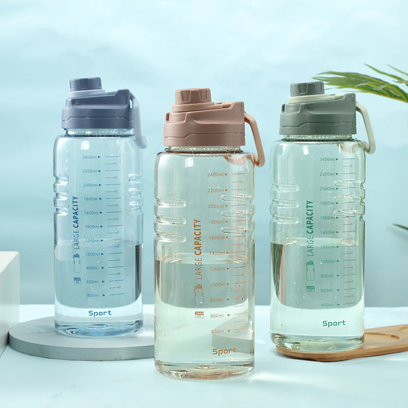 2.6L Leak-Proof Sports Water Bottle – Large & Durable