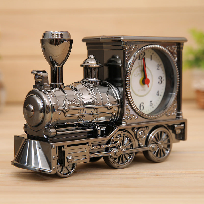 Antique Locomotive Model Alarm Clock – Student Gift