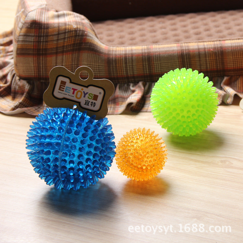 Yite TPR Sound Burr Ball | Elastic Molar Dog Toy