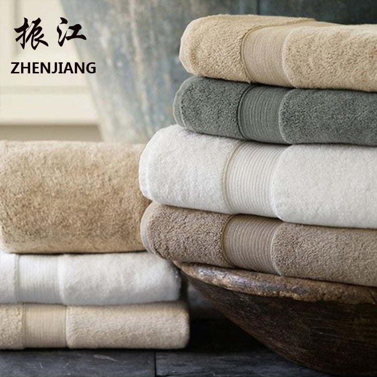 Wholesale Pure Cotton Thickened Bath Towel for Hotel Export