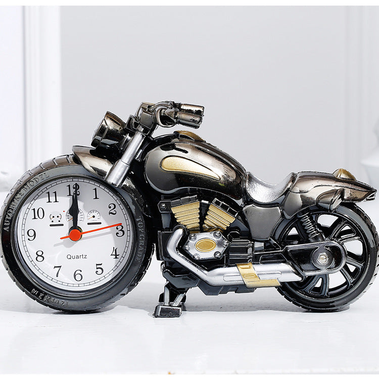 Creative Motorcycle Alarm Clock for Students & Home