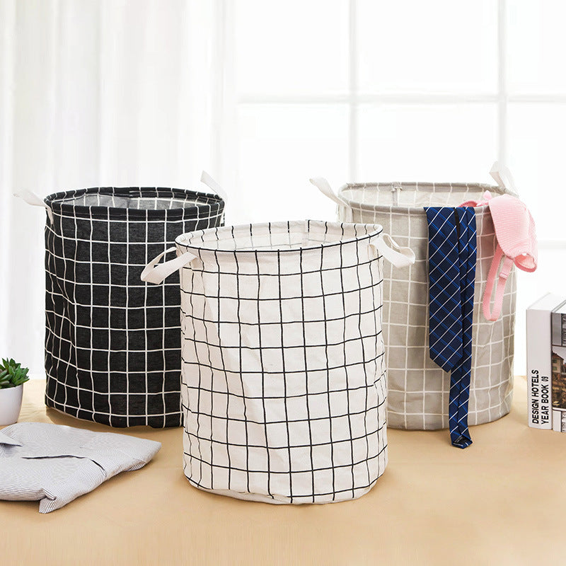 Extra Large Cotton-Linen Laundry Basket