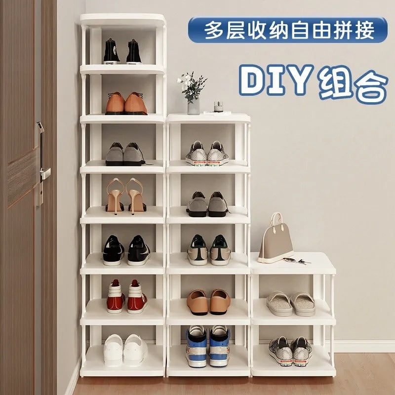 Slim Entryway Shoe Rack – Narrow Multi-Layer Organizer