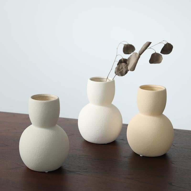 Quiet Vintage Ceramic Vase for Living Room Flower Decor