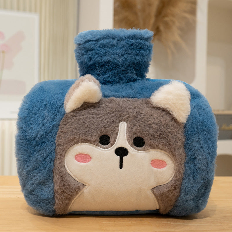 Explosion-Proof Plush Hot Water Bag for Baby & Family