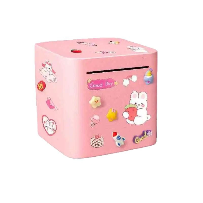 Stainless Steel Piggy Bank – Deposit-Only Savings Gift