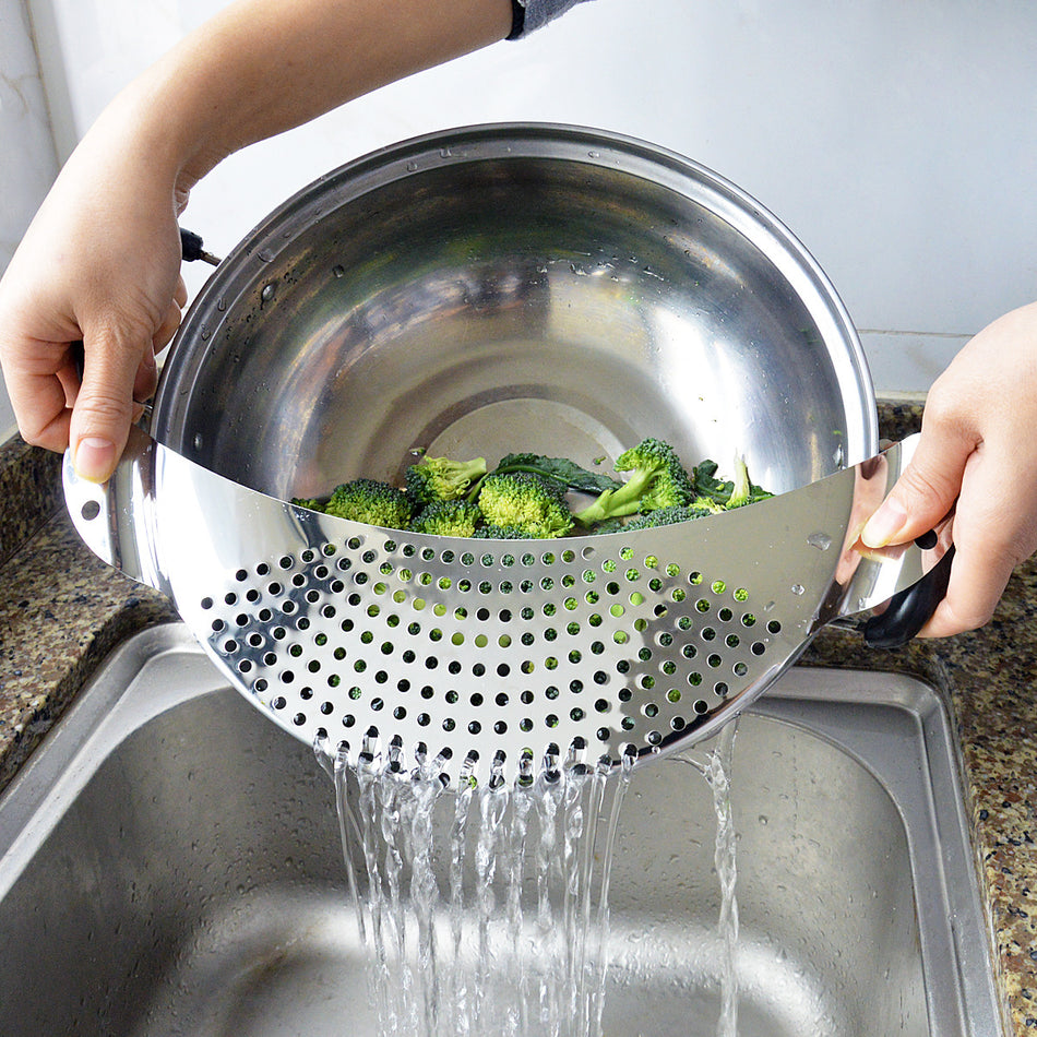 Stainless Steel Moon Edge Pot Filter - In Stock