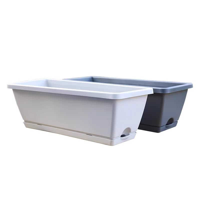 Rectangular Plastic Garden Pots for Home Vegetables
