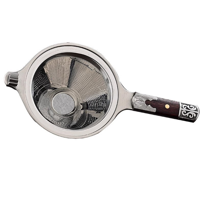 304 Stainless Steel Tea Strainer Fair Cup Funnel Filter