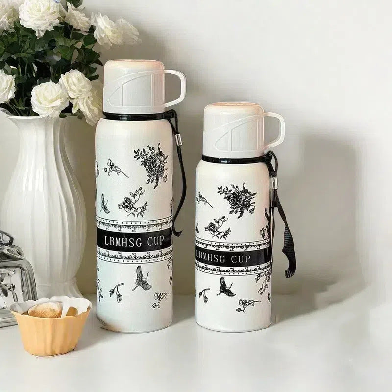 316 Steel Gardenia Thermos – Sporty Girls’ Cup
